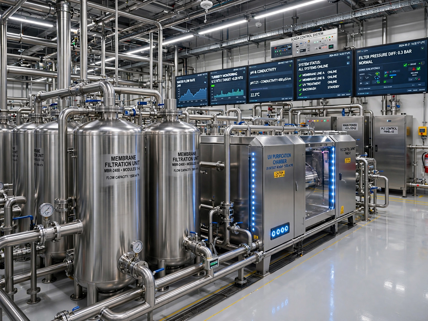 Advanced water treatment facility